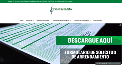 Desktop Screenshot of fianzacredito.com