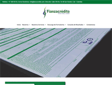 Tablet Screenshot of fianzacredito.com